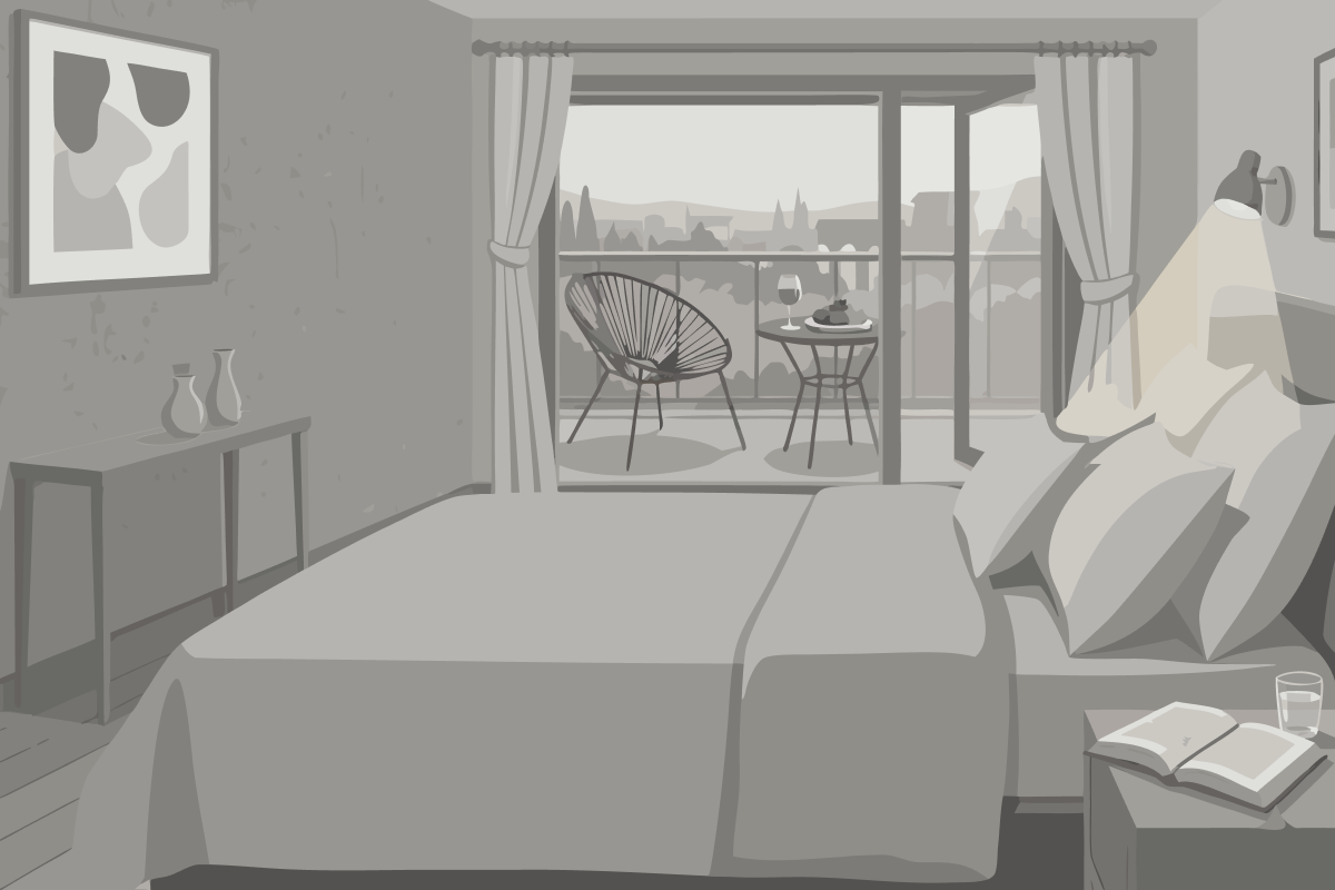 Deluxe Doppelzimmer (2 Erwachsene & 1 Kind)